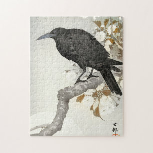 Puzzle Cuervo Cuervo Japonés Koson Pájaro