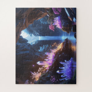 Puzzle Cueva de Cristal con Cascada Mágica