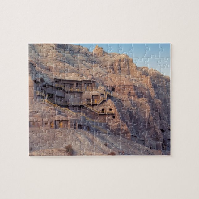 Puzzle Cuevas de los Mil Budas de Kilzil, Kuche, cerca de (Horizontal)