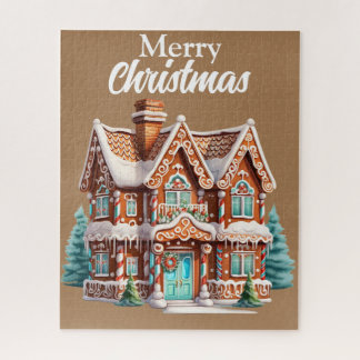 Puzzle Cuidad Feliz Navidad Gingerbread House