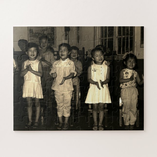 Puzzle Cuidado infantil Vintage China Changsha (Horizontal)
