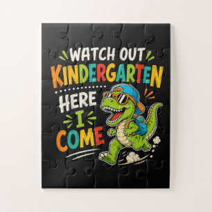 Puzzle Cuidado jardín de infancia aquí vengo Dino