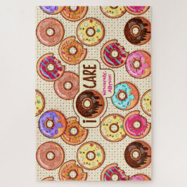 Puzzle Cuidados de anillos Graciosos Donut Dulces Tratami