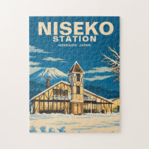 Cultura de la nieve en Japón Estación Niseko ニセコ駅