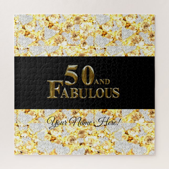 Puzzle Cumpleaños 50  (Vertical)