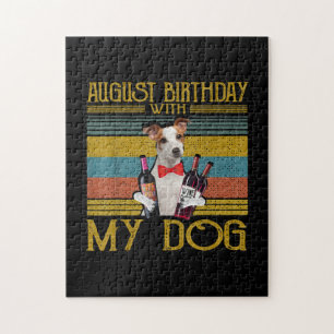 Puzzle Cumpleaños De Agosto Con Mi Jack Russell Dog 2020