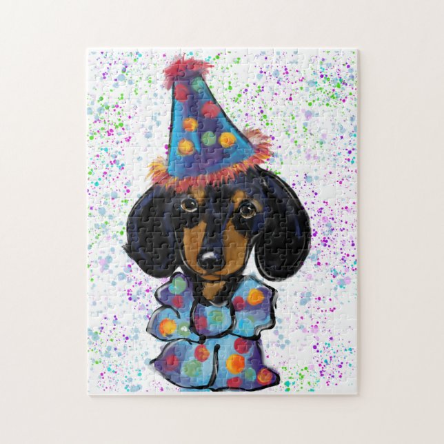 Puzzle Cumpleaños de Dachshund (Vertical)