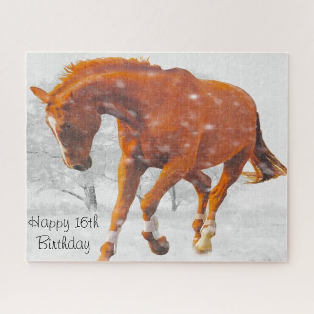 Puzzle Cumpleaños de Dulces 16. (Horizontal)