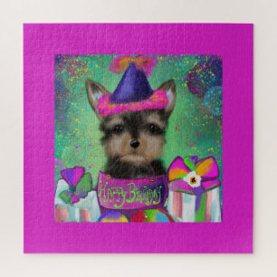PUZZLE CUMPLEAÑOS DE YORKIE POO