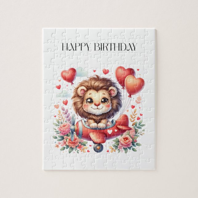 Puzzle Cumpleaños del León Volador (Vertical)