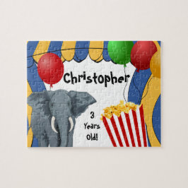 Puzzle Cumpleaños del personalizado del carnaval del