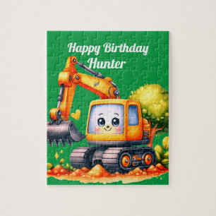 Puzzle Cumpleaños Feliz nombre personalizado de niño