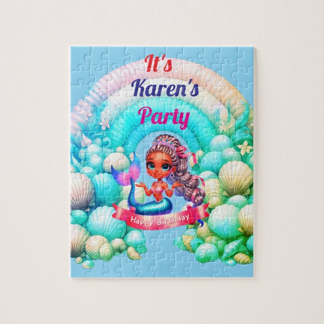 Puzzle Cumpleaños Feliz Personalizado (Vertical)