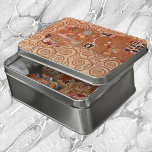 Puzzle Cumplimiento por Gustav Klimt, Art Nouveau vintage<br><div class="desc">Fulfillment (conocido como The Embrace) (1909) de Gustav Klimt es un simbolismo de la época victoriana vintage del arte, el amor fino y el retrato romántico con una pareja joven abrazándose para besarse. Sobre el artista: Gustav Klimt (1862-1918) fue un pintor sinfín austríaco y uno de los miembros más destacados...</div>