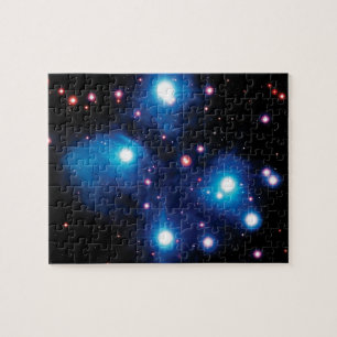 Puzzle Cúmulo de estrellas Pléyades Messier 45 Foto espac