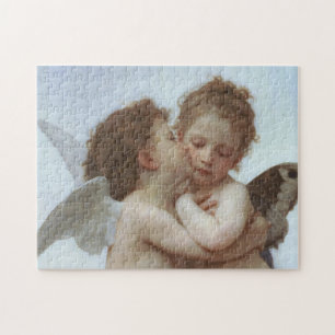 Puzzle Cupid y psique como niños