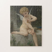 Cupido con mariposa (por Bouguereau)