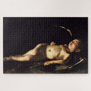 Puzzle Cupido durmiente (1608) de Caravaggio