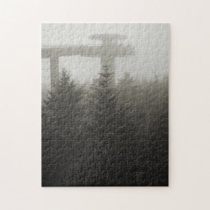 Puzzle Cúpula clingmans en la niebla - GSMNP - 11x14