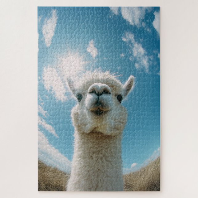 Puzzle Curiosa Alpaca bajo el sol (Vertical)