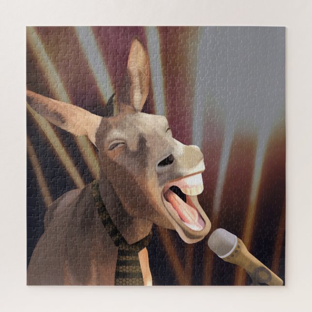 Puzzle Curioso canto Donkey Farm Animal (Vertical)