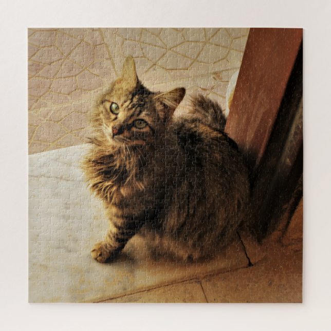 Puzzle Curious Kitty (Vertical)