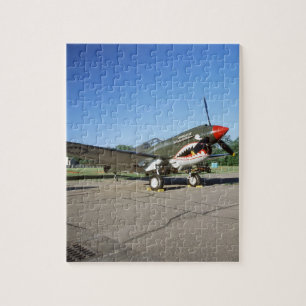Puzzle Curtiss P-40 Warhawk, en el salón aeronáutico de