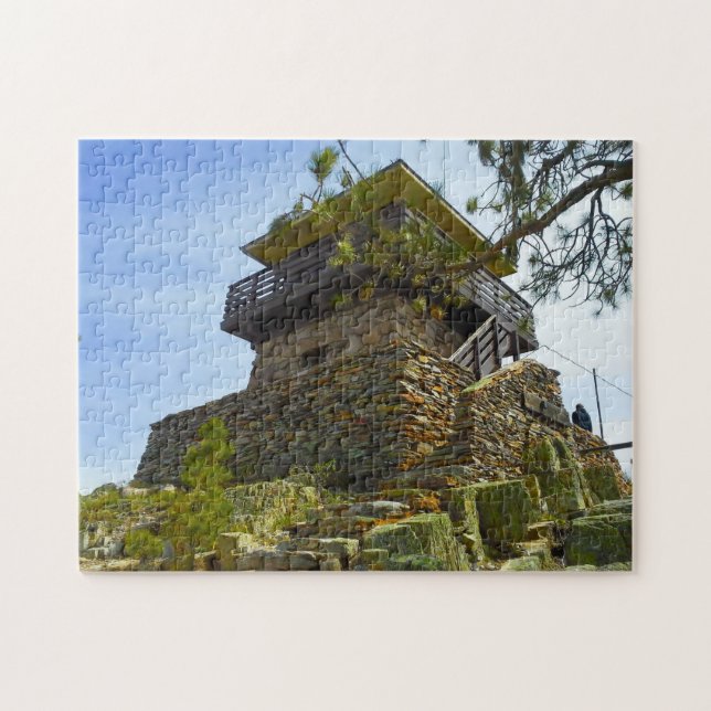 Puzzle Custer Peak Dakota del Sur. (Horizontal)