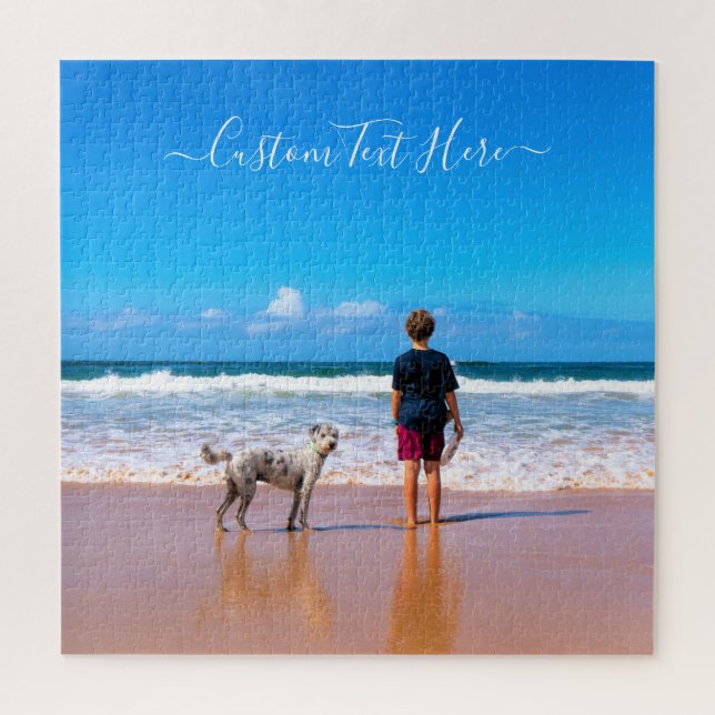Puzzle Custom Photo and Text - Your Own Design - My Pet   (Vertical)