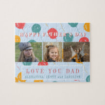 Custom photo collage love dad Father's Day gift