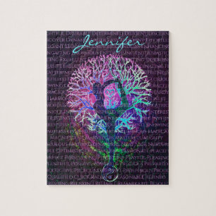 Puzzle Custom Positive Words Affirmation Add Name