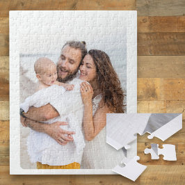 Puzzle Custom Rounded Corner Photo Family