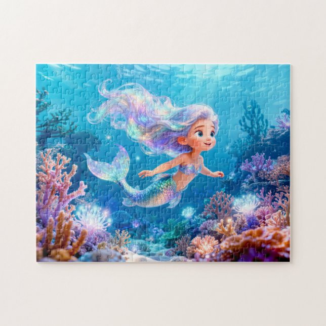 Puzzle Cute 3D Virgo Zodiac Sirena (Horizontal)