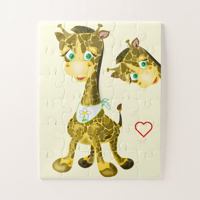 Puzzle Cute Baby Giraffe (Vertical)