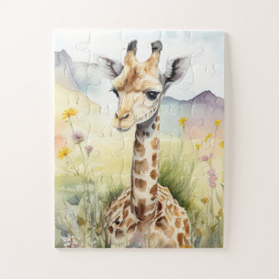 Puzzle Cute Baby Giraffe