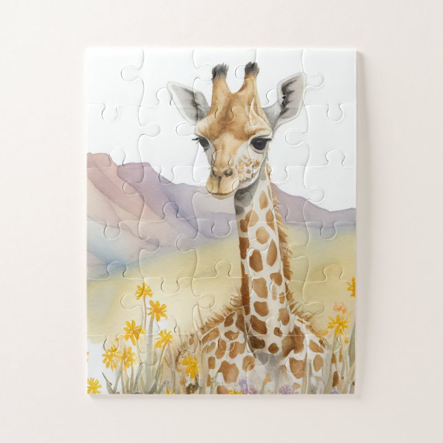 Puzzle Cute Baby Giraffe (Vertical)