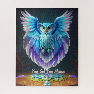 Puzzle Cute Beautiful Colorful Owl
