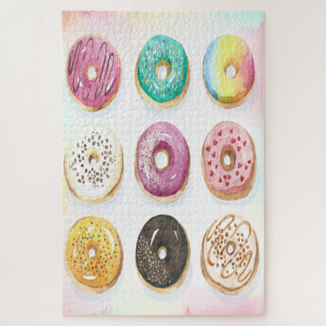 Puzzle Cute Doughnut (Vertical)