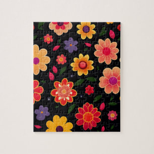 Puzzle Cute Floral Coloroso