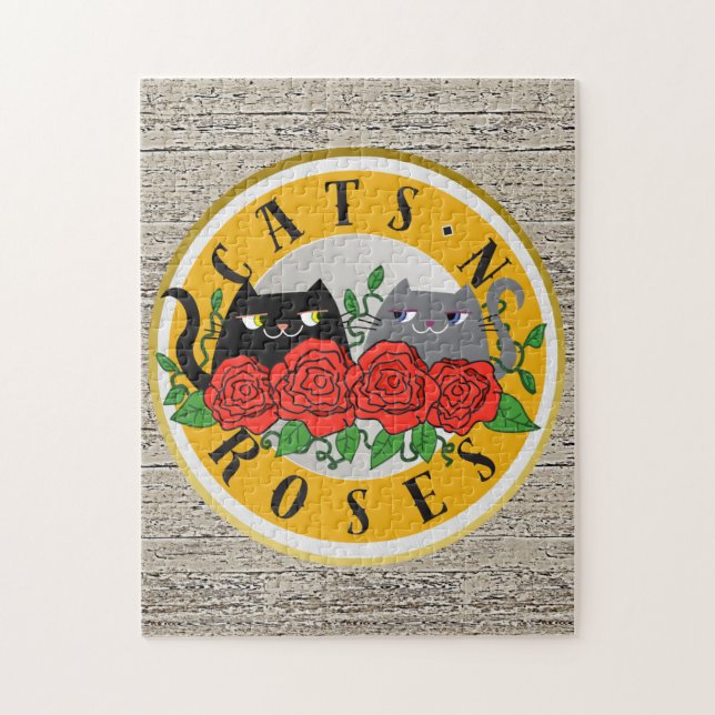 Puzzle Cute Funny Cats (Vertical)