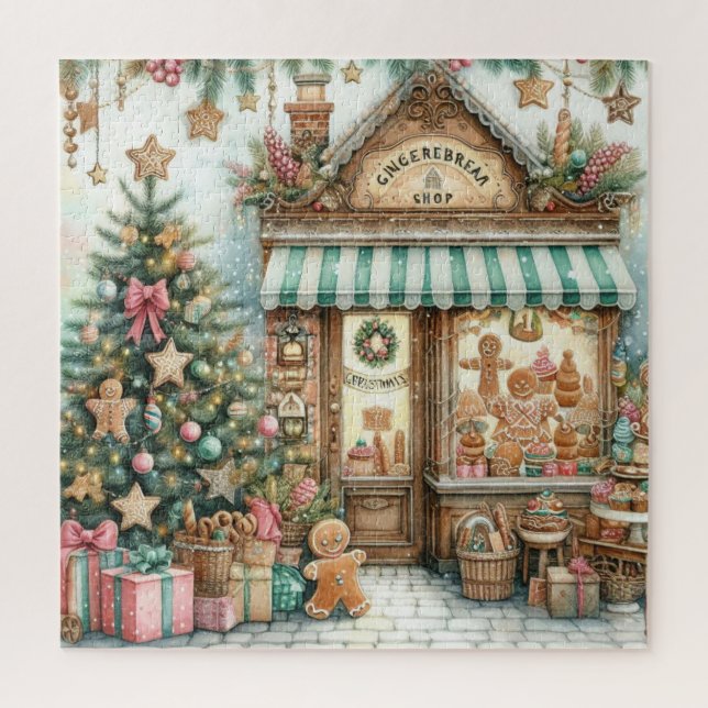 PUZZLE CUTE GINGERBREAD SHOP (Vertical)