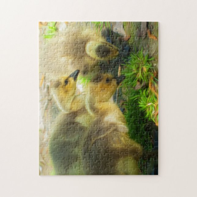 Puzzle Cute Gosling (Vertical)