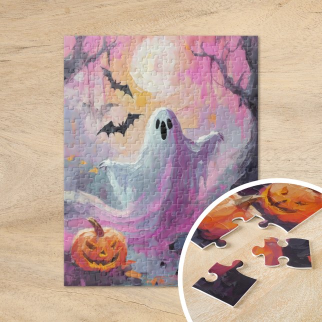 Puzzle Cute Halloween Arte Moderno (Subido por el creador)