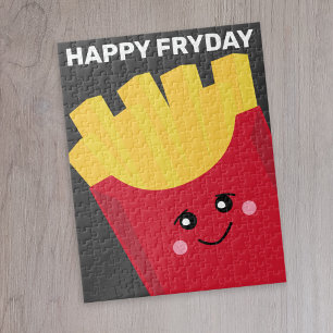 Puzzle Cute Kawaii Patatas Fritas - Feliz Viernes de Frit