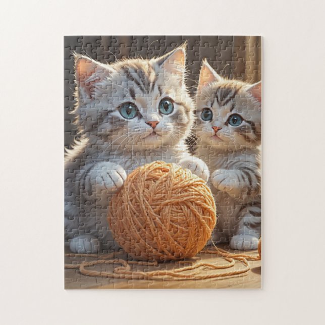 Puzzle Cute Kittens (Vertical)