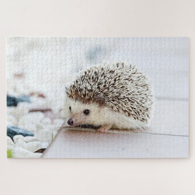 Puzzle Cute little hedgehog (Horizontal)