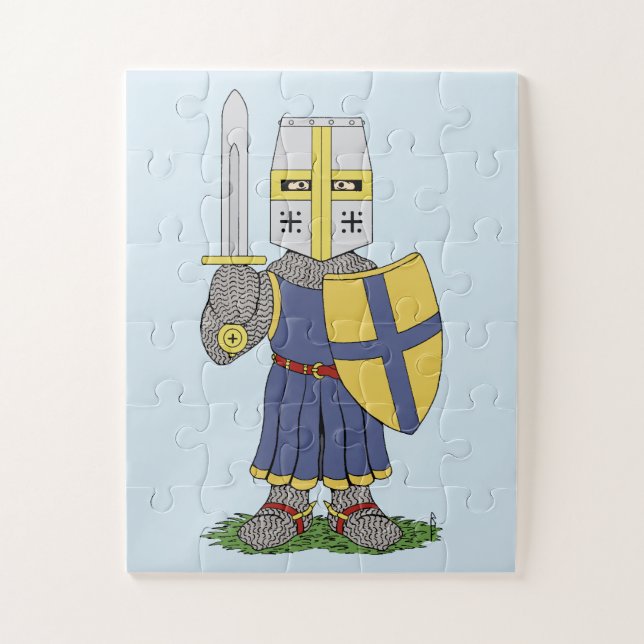 Puzzle Cute Medieval Knight (Vertical)