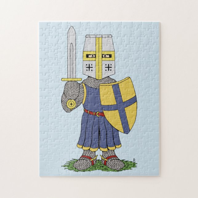 Puzzle Cute Medieval Knight (Vertical)