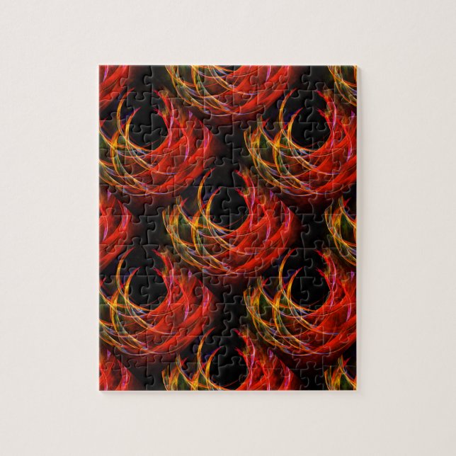 Puzzle Cute Modern Boho Elegant Abstract Art Pattern #503 (Vertical)