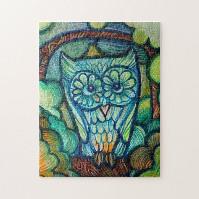 Puzzle Cute Owl                                           (Vertical)